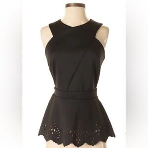 Bisou Bisou Michele Bohbot Peplum Top